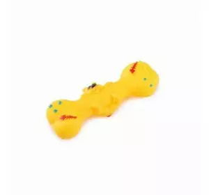 Іграшка для собак вінілова Гантель мордочка кішки 14.5х6см ЕКРТ-56